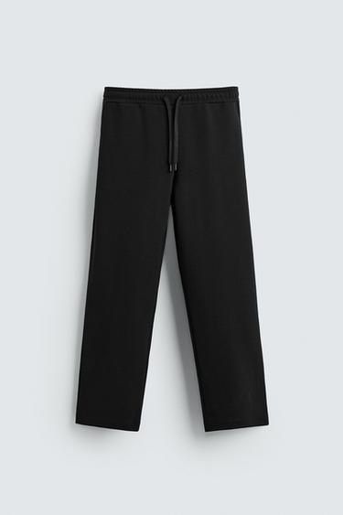 Zara TECHNICAL JOGGER PANTS - Black - Image 0