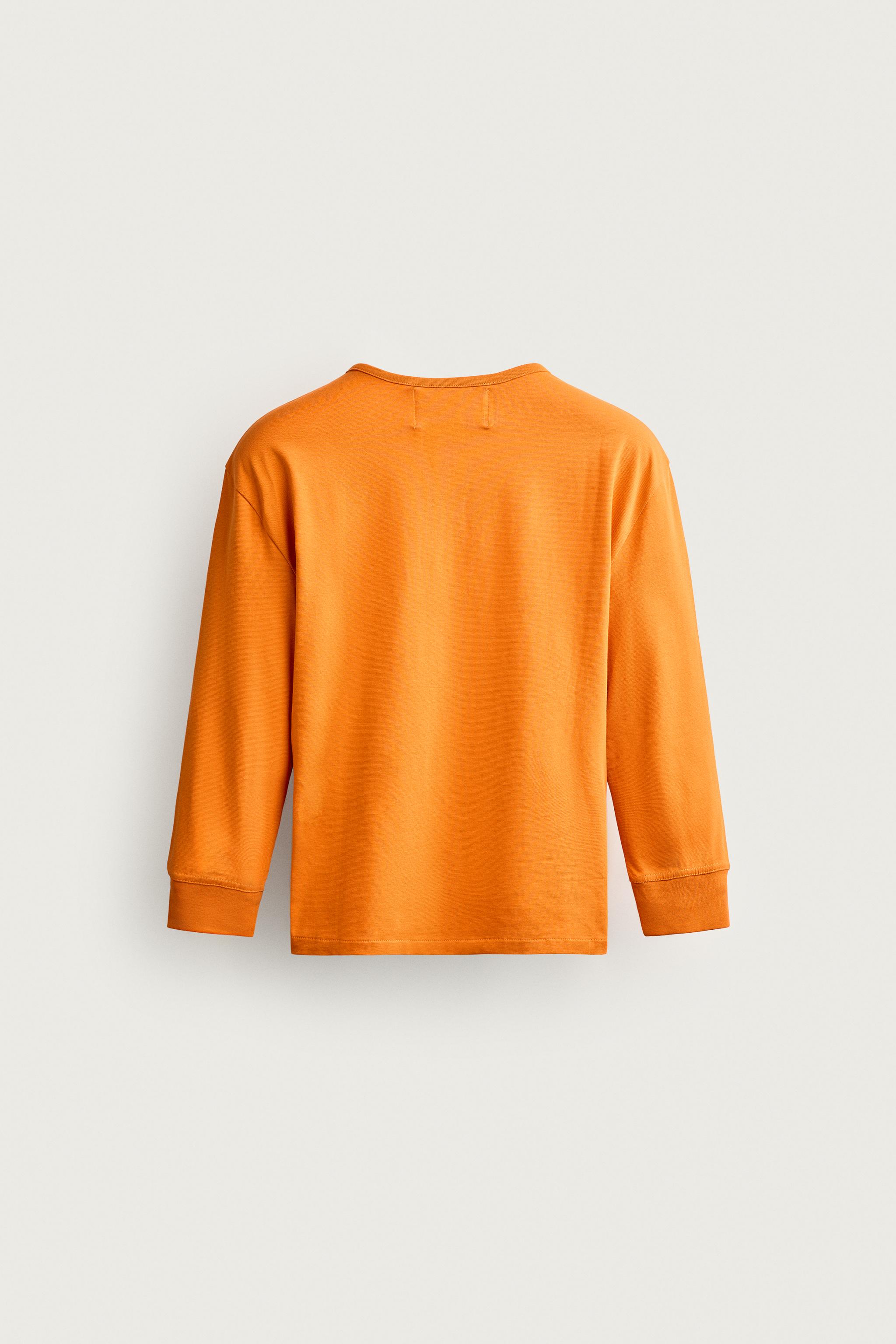 Zara DÜĞMELİ YAKA CROPPED FIT T-SHIRT görsel 6