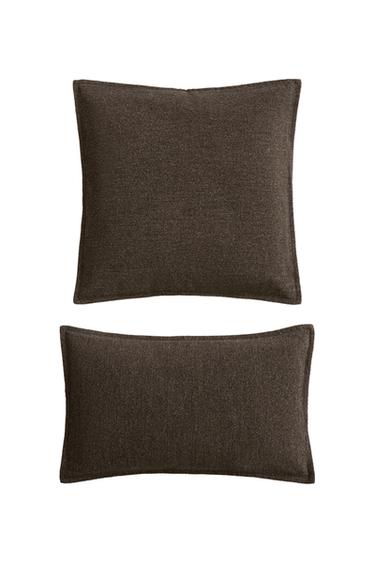 SAMTKISSENBEZUG - Braun von Zara