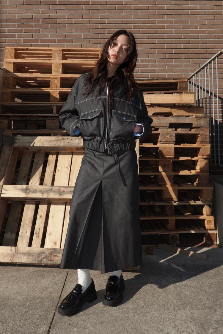 デニム風ジャケット - インディゴブルー | ZARA Japan / 日本