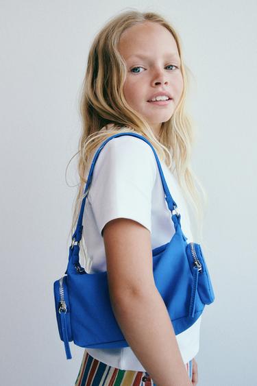 SHOULDER BAG WITH POCKETS - Bluish by Zara