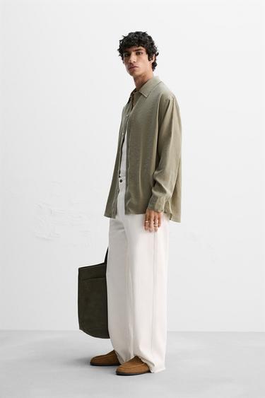 CHEMISE FLUIDE - Verdâtre de Zara - Image 3