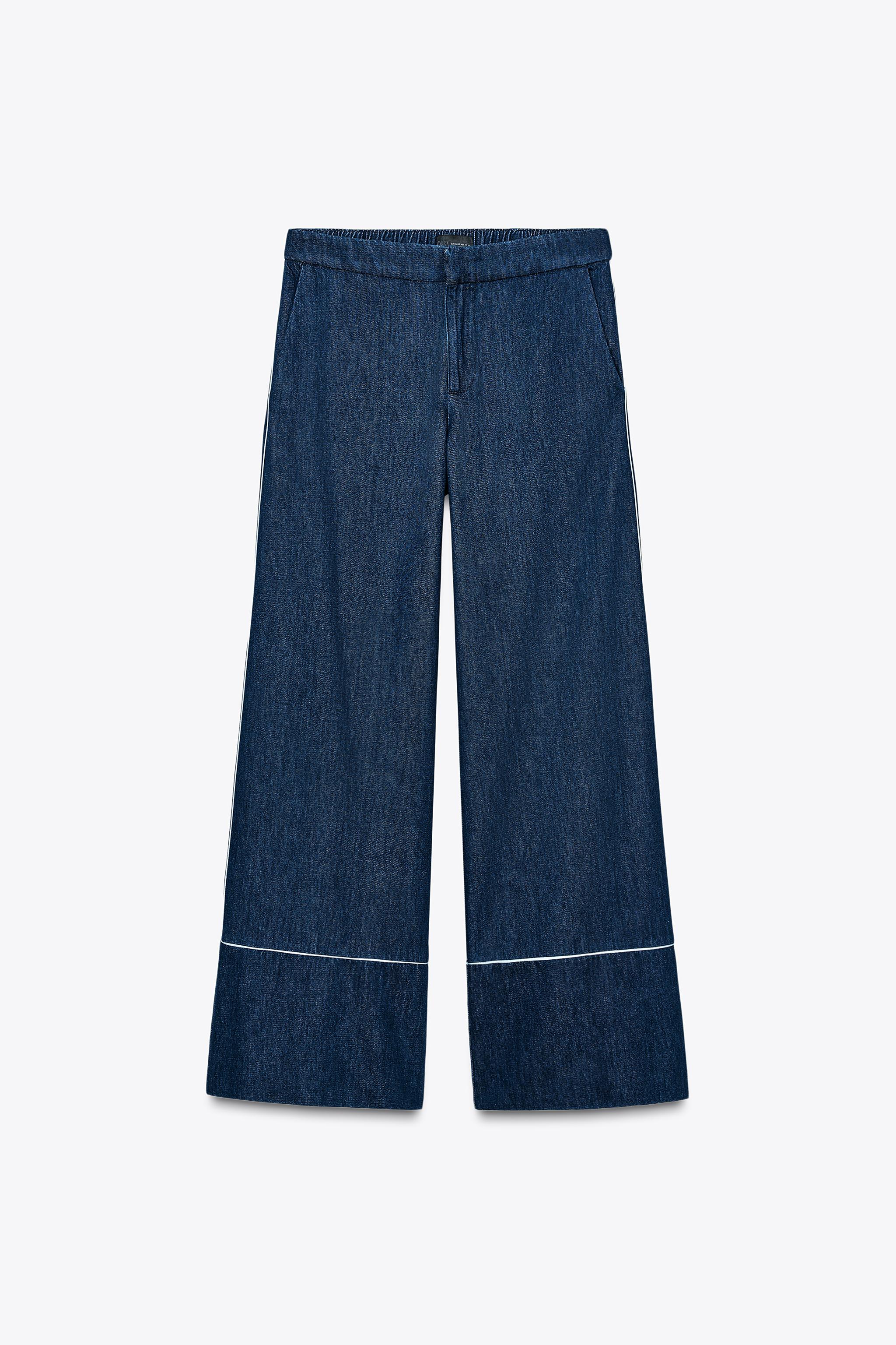 新品未使用サイドテーピングパンツ ZARA - メルカリ