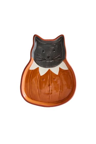 STEINGUTTELLER KINDER KATZE HALLOWEEN - Bunt von Zara - Bild 0