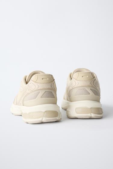 MESH TRAINERS - Sand Brown by Zara - Image 5