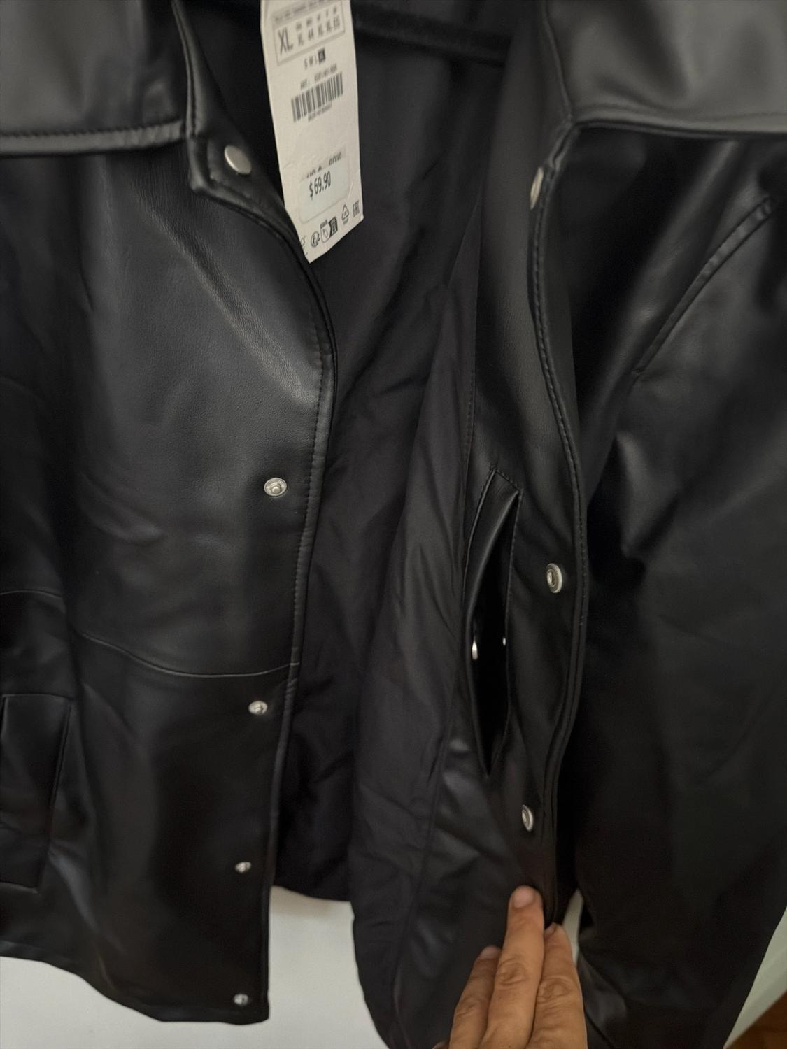 FAUX LEATHER JACKET - Image 3