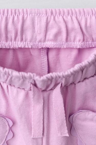 SHORT CŒUR ONDULINE - Mauve de Zara - Image 2