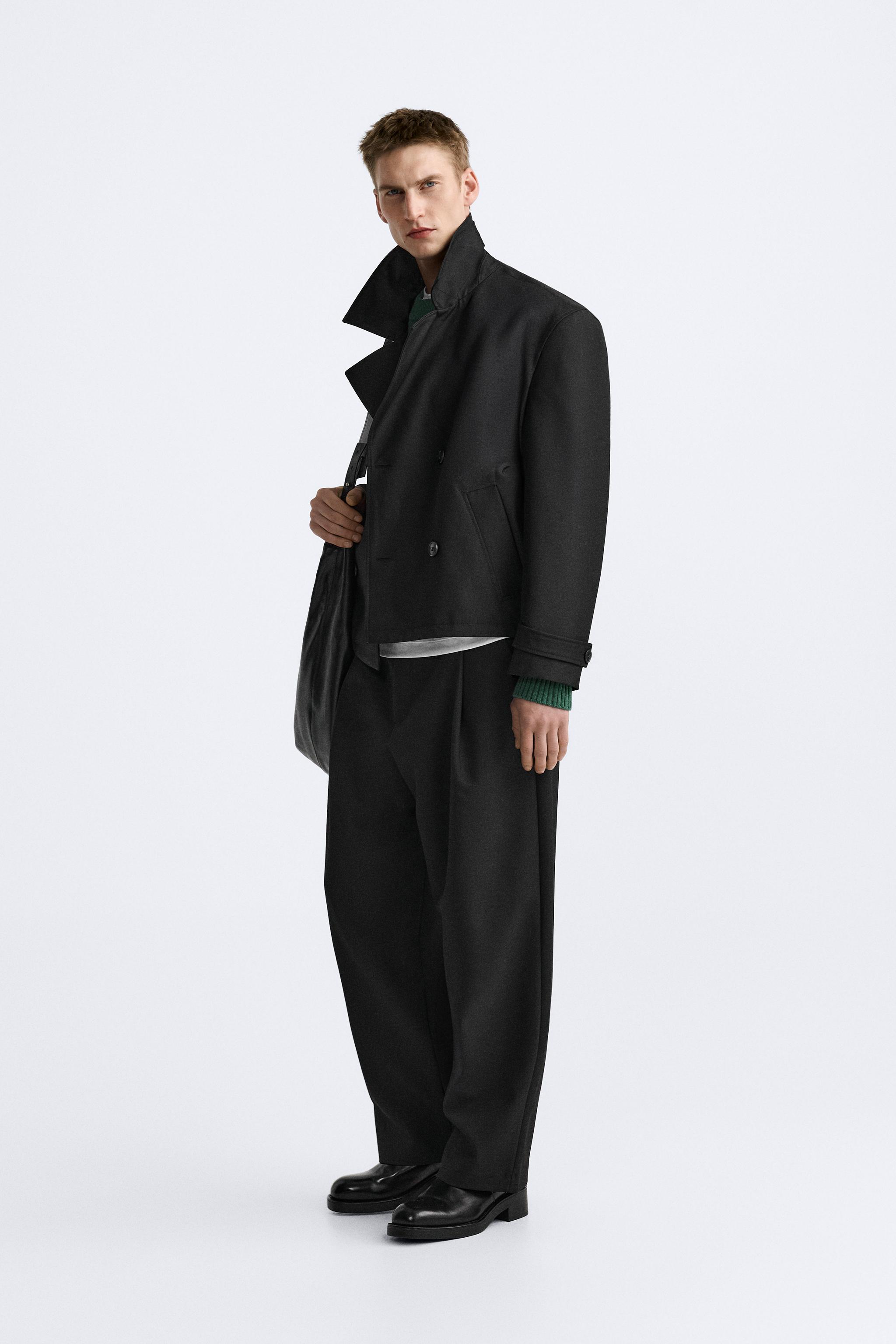 SHORT TRENCH COAT - Black | ZARA United States