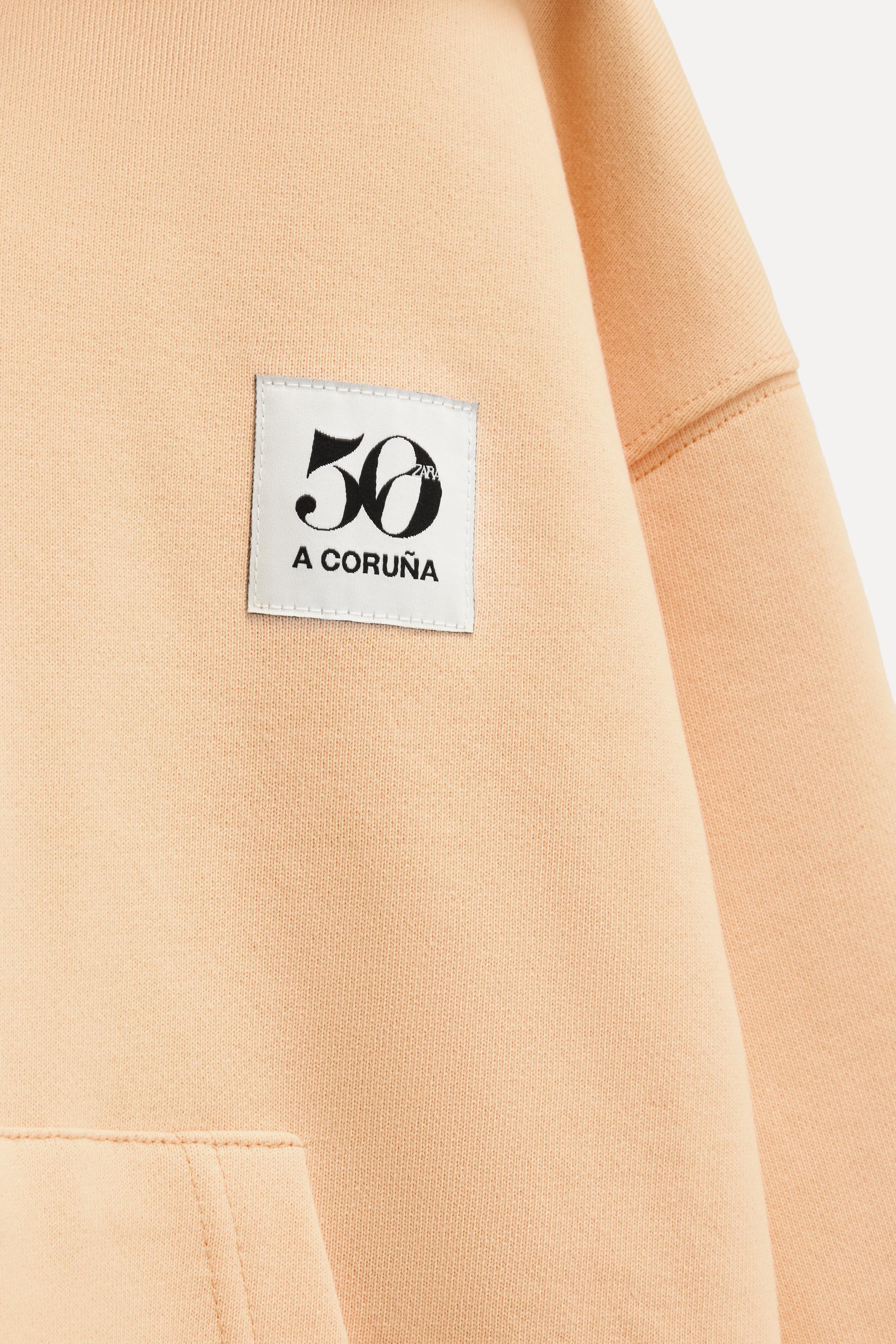 1/2-6 YEARS/ 50TH ANNIVERSARY LABEL ZIP-UP SWEATSHIRT