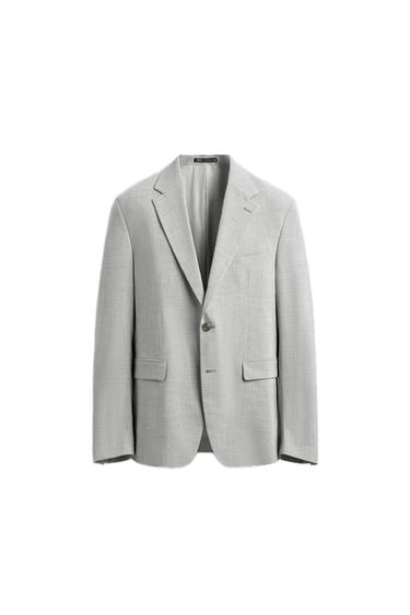 BLAZER TRAJE ESTRUCTURA - Gris claro de Zara