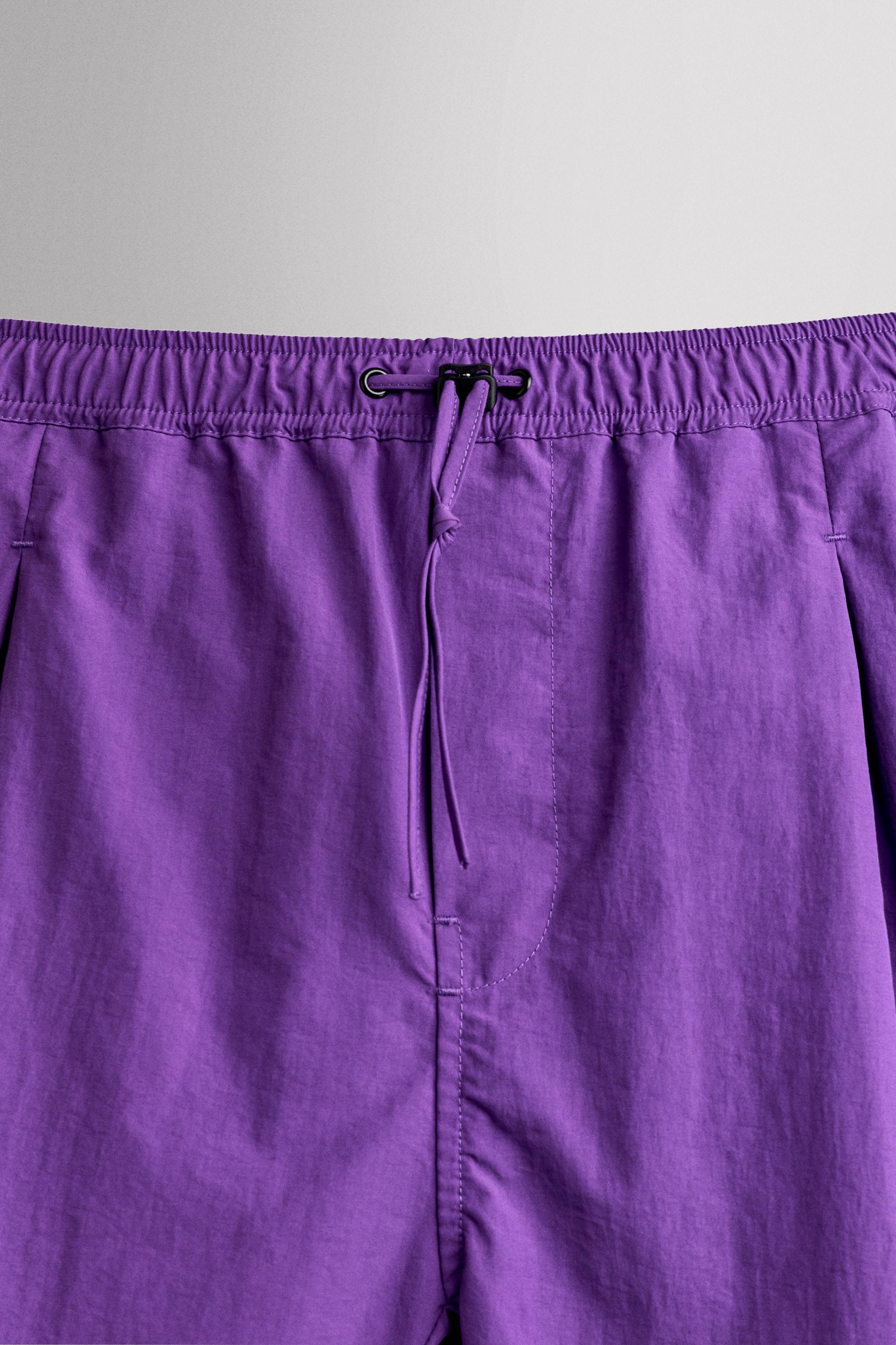 Мужские шорты Zara 9" TECHNICAL SHORTS — фото 3