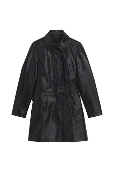 LEATHER-EFFECT JACKET X KATE MOSS