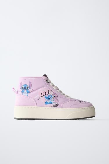LILO & STITCH © DISNEY HIGH-TOP SNEAKERS - Purple by Zara