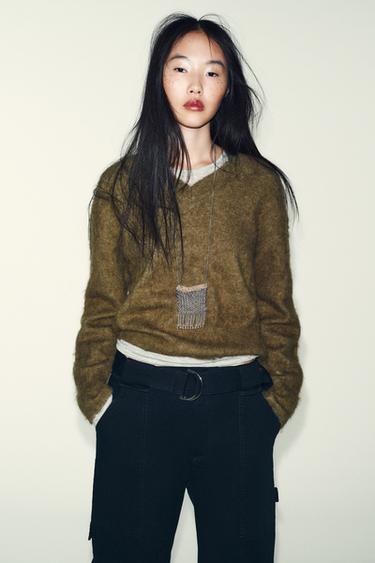 MINI SAC COMBINÉ - Argent de Zara