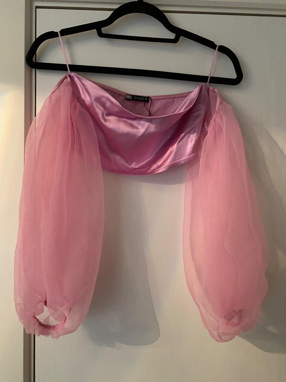 COMBINED ORGANZA TOP