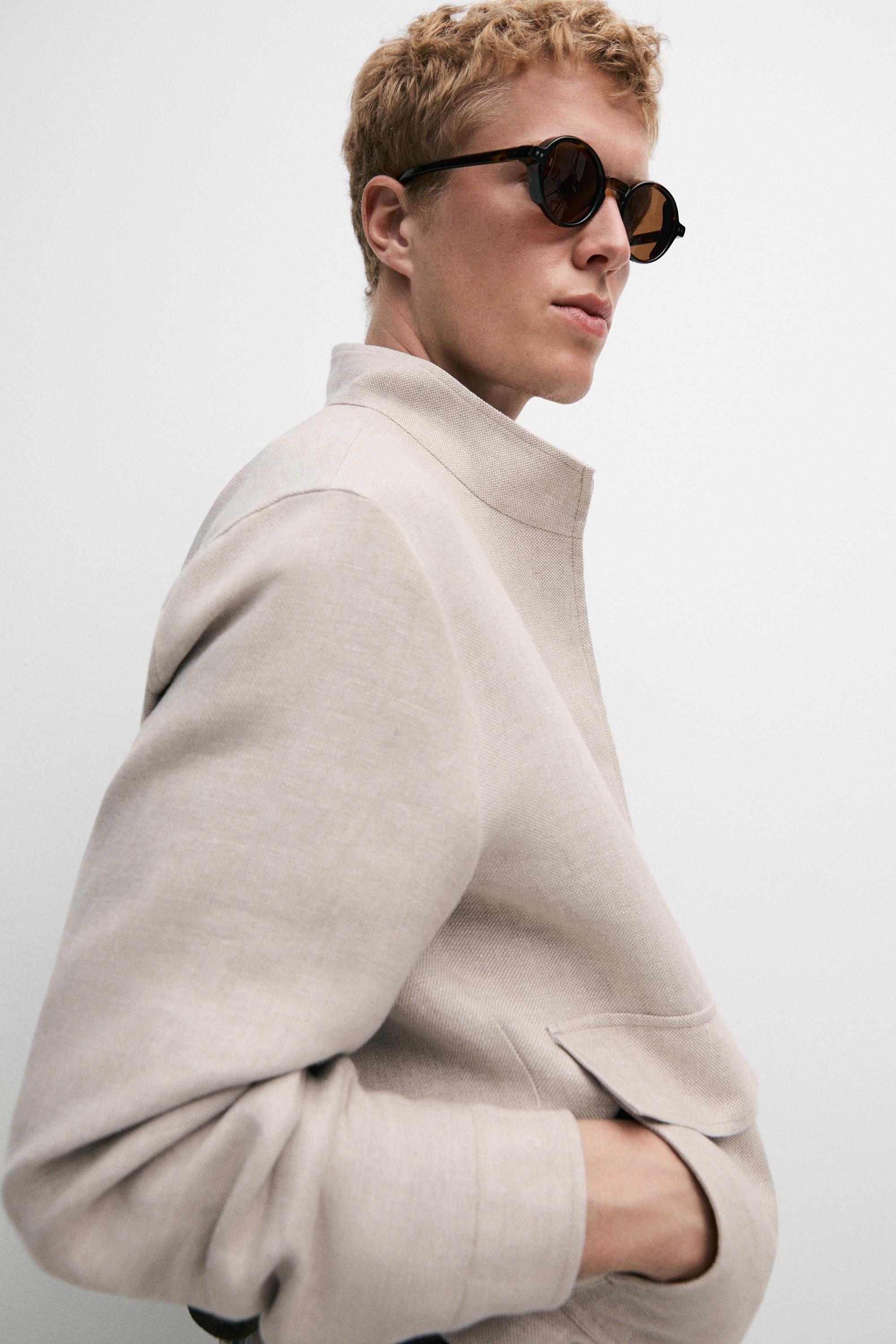 Veste 100 % lin total look