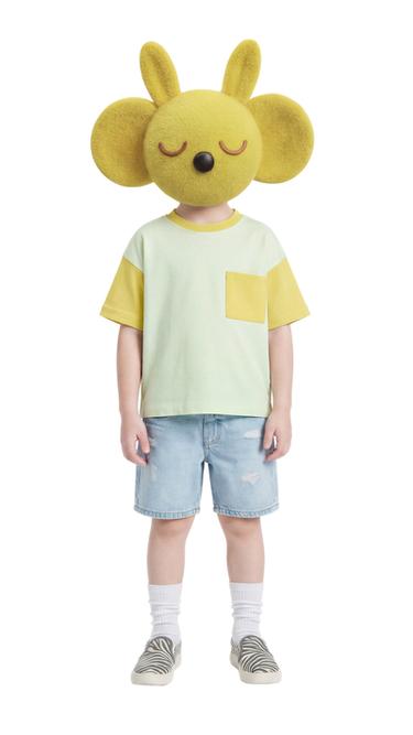 ДЖИНСОВЫЕ ШОРТЫ BAGGY С РАЗРЕЗАМИ — ГОЛУБОЙ от Zara