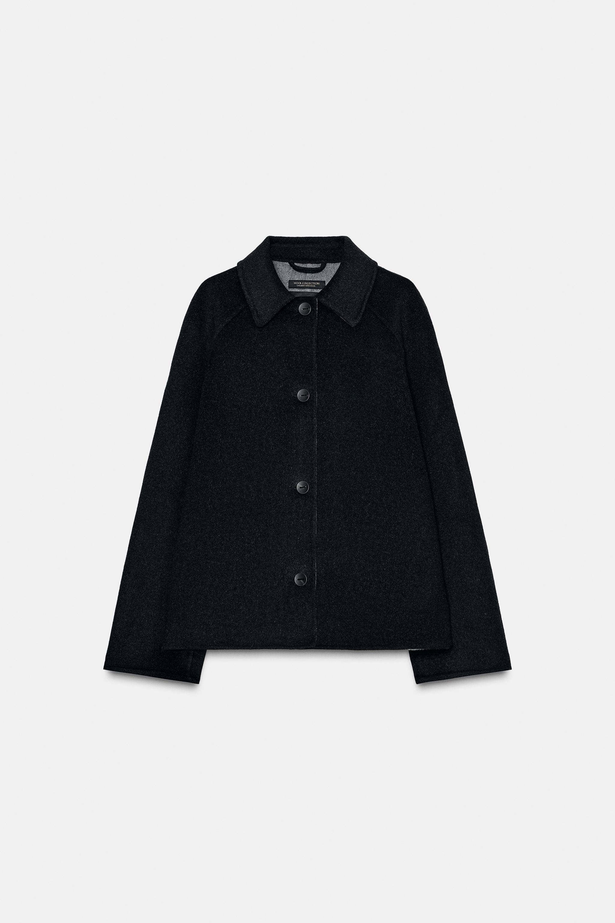 ZW COLLECTION ウールブレンドジャケット - ブラック | ZARA Japan / 日本