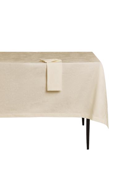 JACQUARD TABLECLOTH WITH ROSES - Cava by Zara