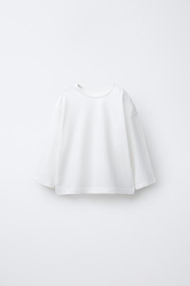 LOT DE TROIS HAUTS UNIS - Rose de Zara - Image 1