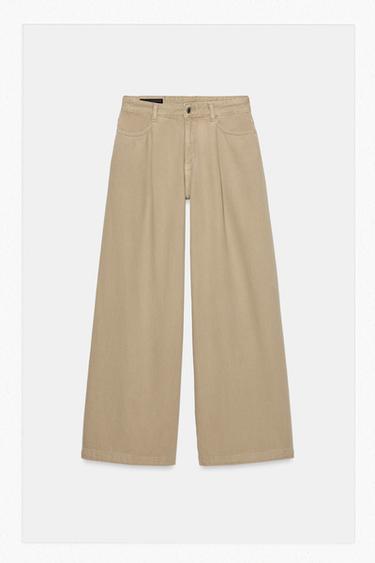 JEANS Z1975 WIDE LEG TIRO ALTO PINZAS - Arena de Zara