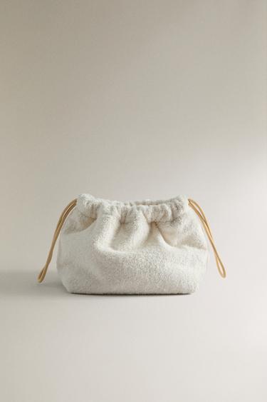TOWEL TOILETRY BAG - White by Zara - Image 0