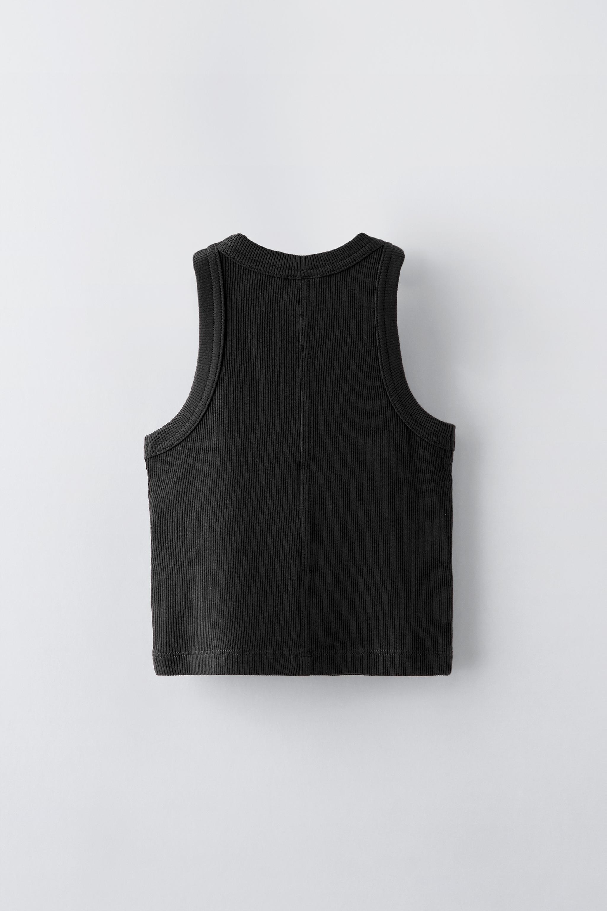 racer back top zara