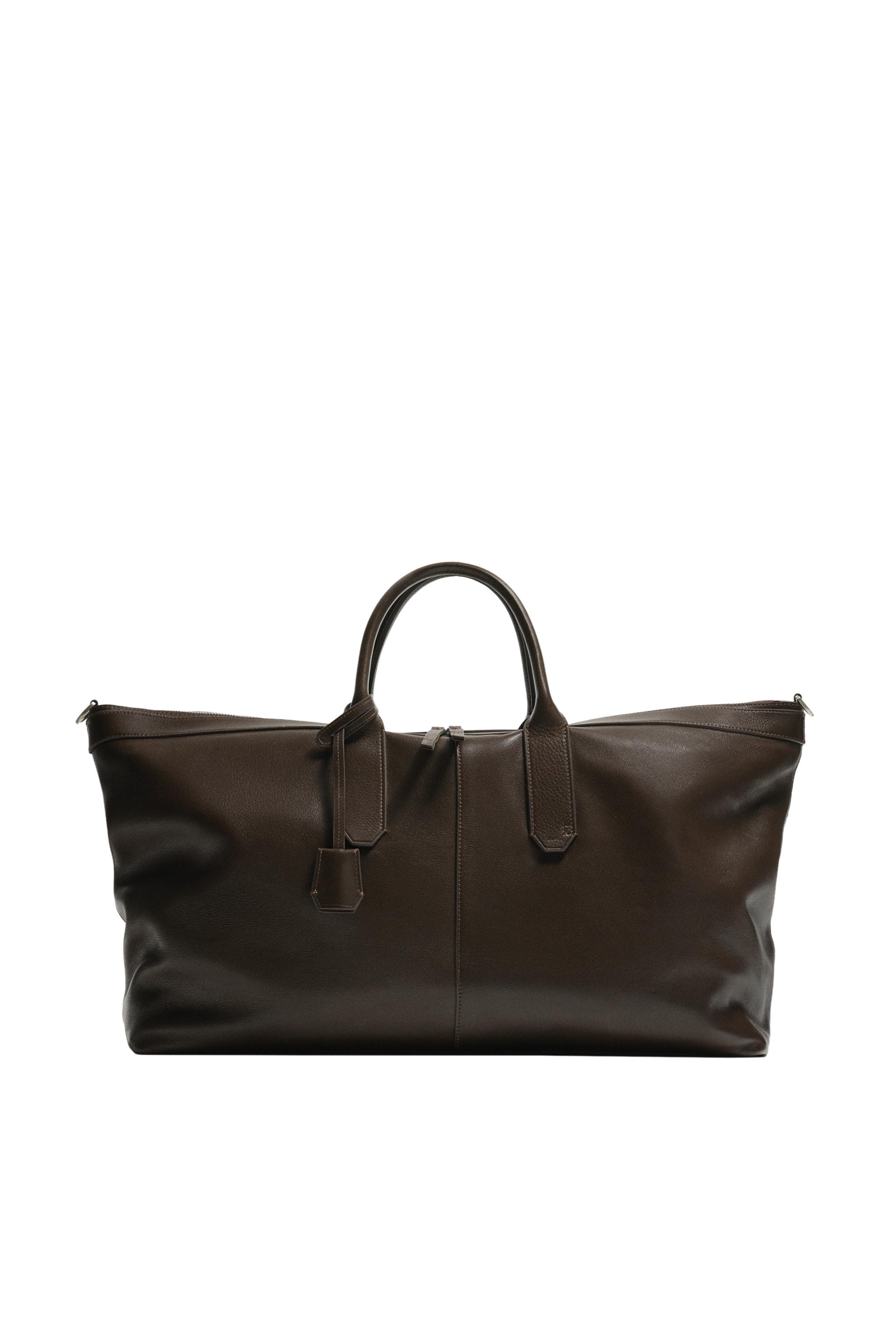 LEATHER SHOPPER BAG
