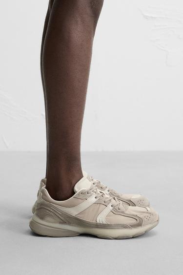 ZAPATILLA MONOCOLOR - Gris Topo de Zara - Imagen 0