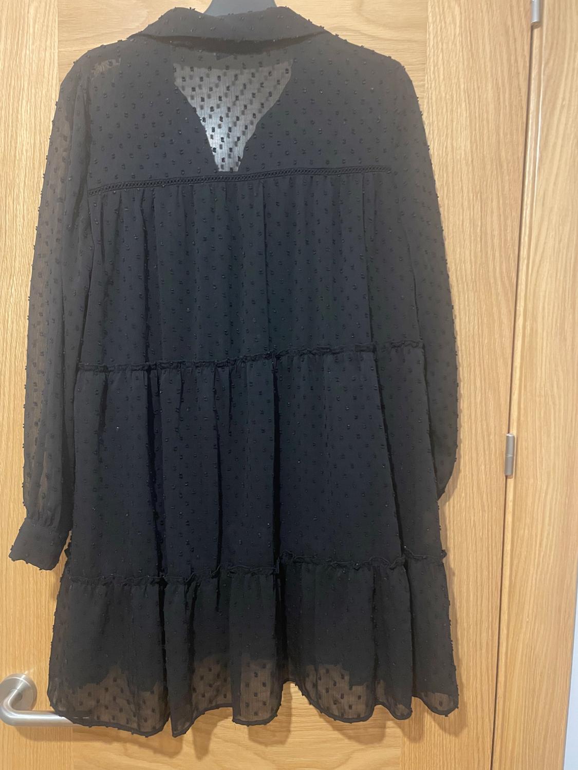 DOTTED MESH MINI DRESS - Image 3