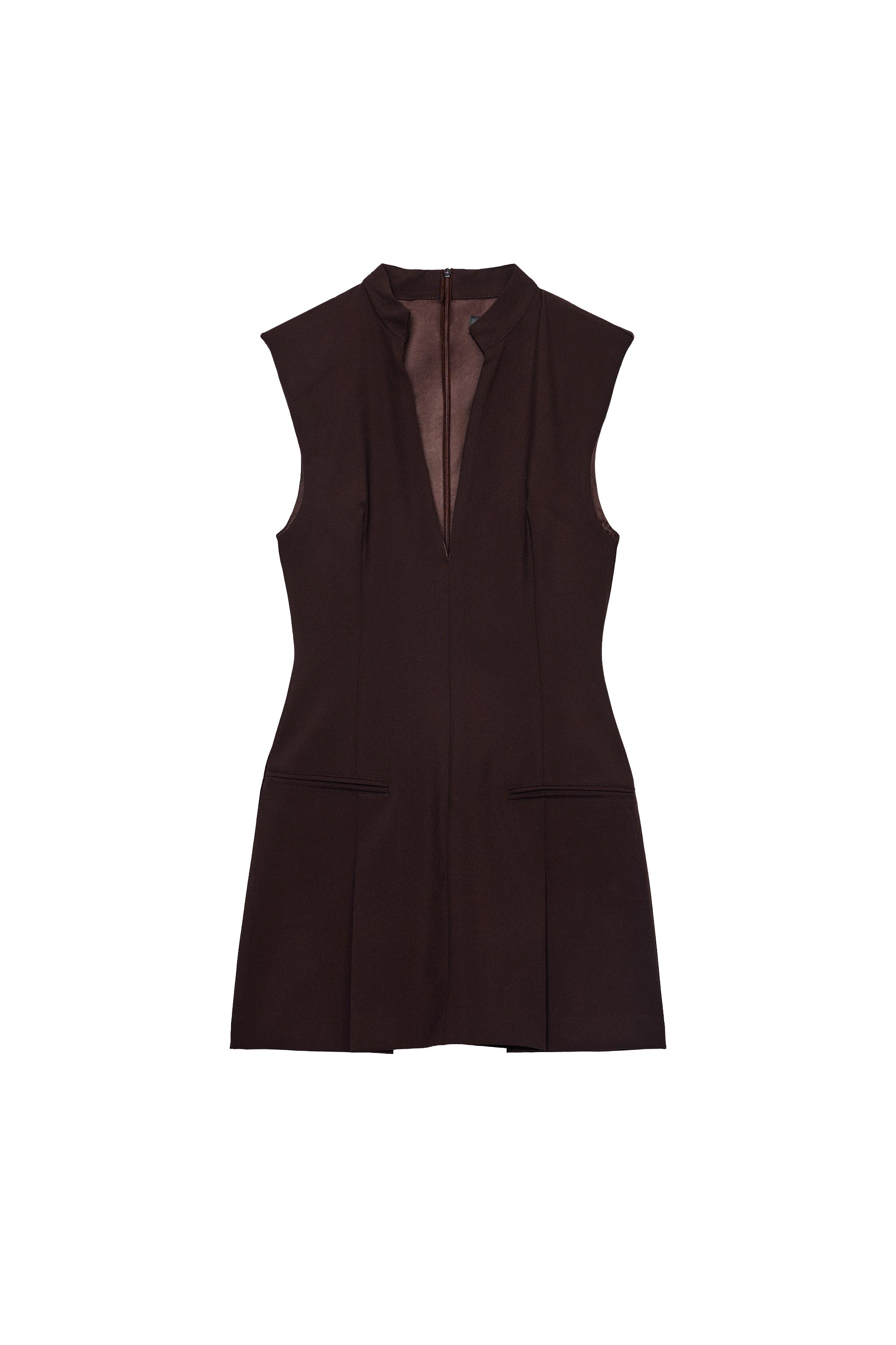 VESTIDO CORTO TABLAS