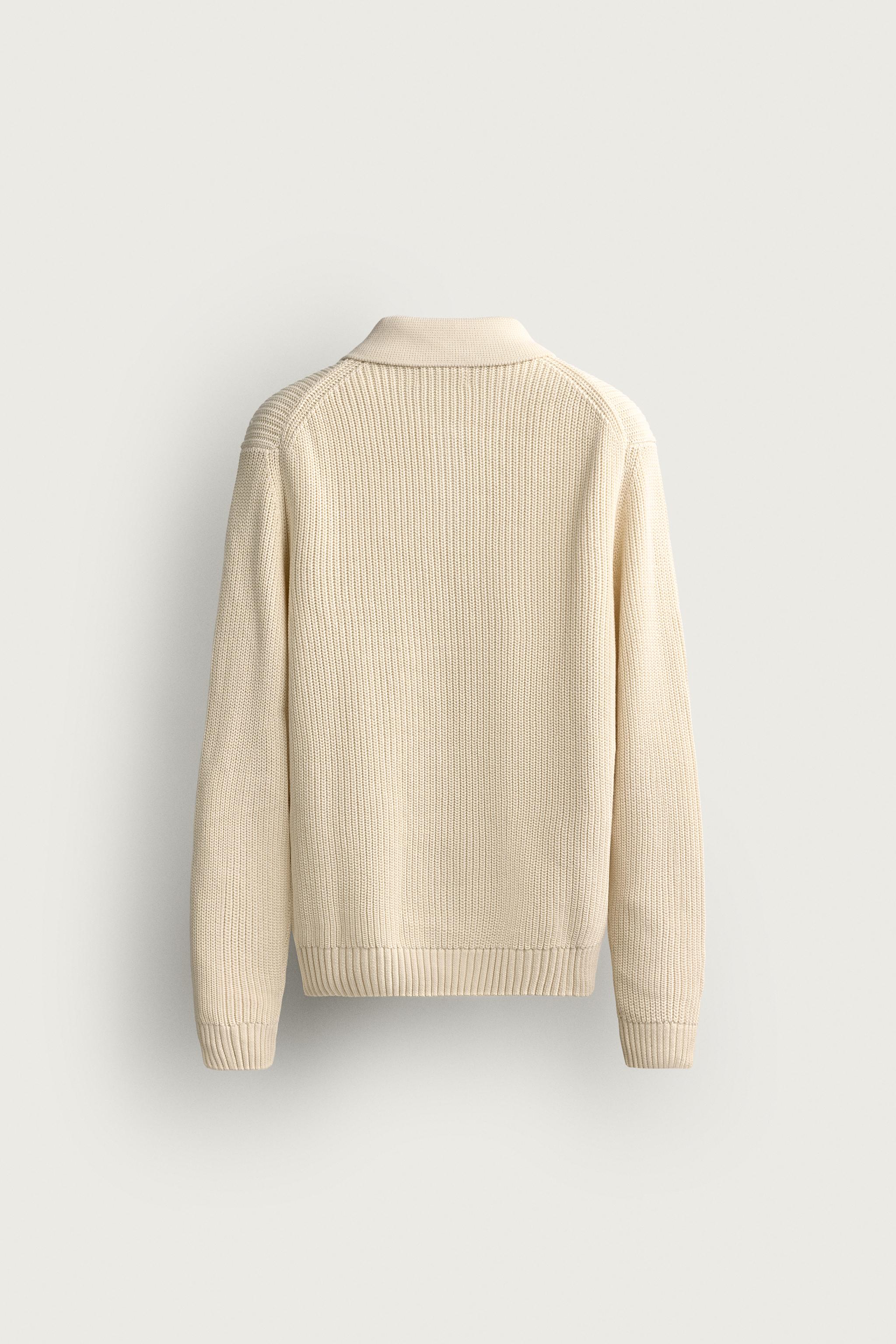 POLO REGULAR FIT EN MAILLE PERLÉE