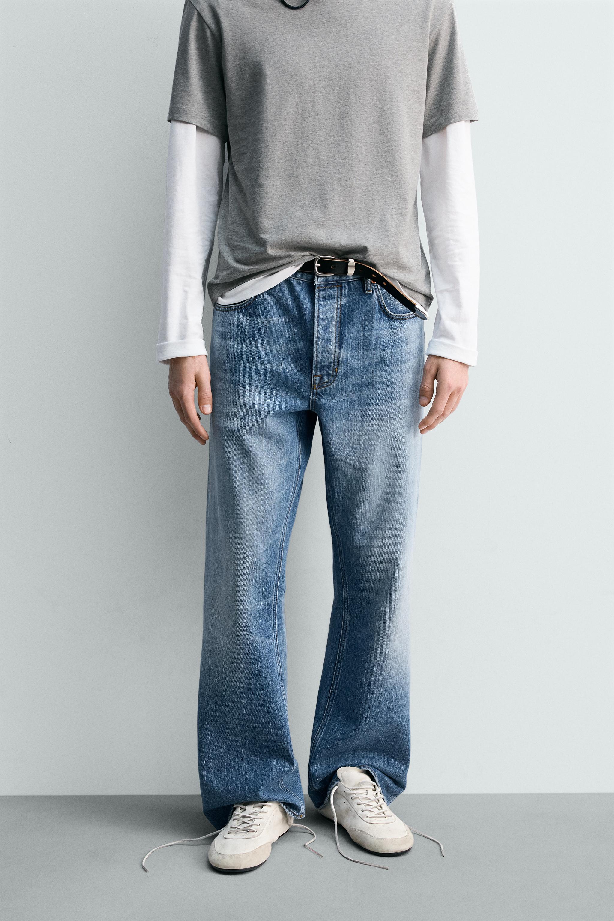 LIMITED EDITION FLARE FIT JEANS - Light blue | ZARA United States