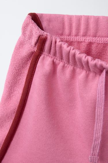 CONTRAST LABEL BERMUDA SHORTS - Pink by Zara - Image 2