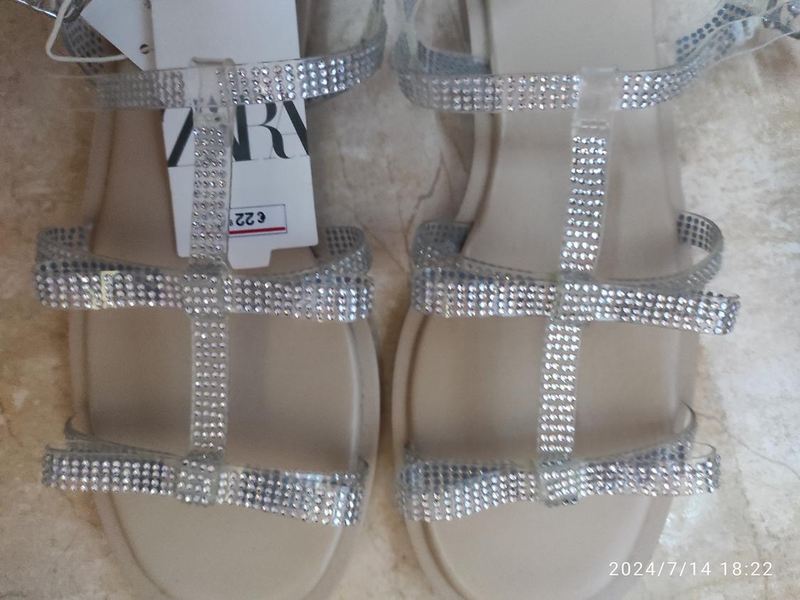 BEJEWELLED STRAPPY SANDALS - Image 3