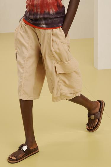 SHORT FLUIDE 16 - Écru de Zara - Image 3