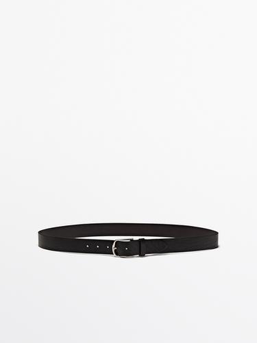 Zara Nappa leather belt - Brown