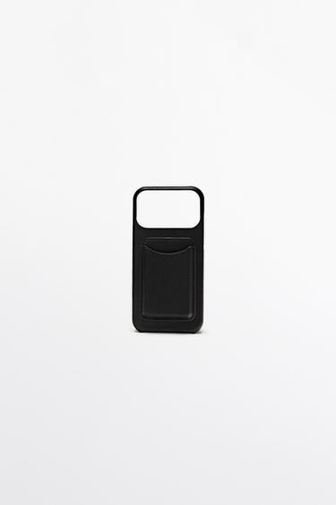 Zara Nappa leather iPhone 17 Pro Max case - Black
