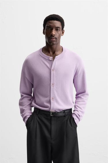 CARDIGAN DE ALGODÃO - Violeta da Zara