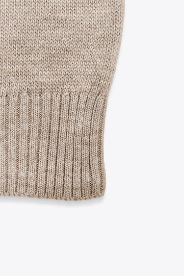 TOP EN MAILLE HALTER - Marron / Taupe de Zara - Image 6