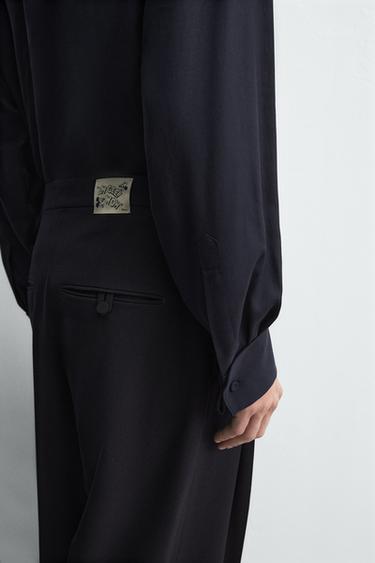 FLOWING SHIRT WITH PETER PAN COLLAR HARRY LAMBERT FOR ZARA X DISNEY - Blue by Zara - Image 6