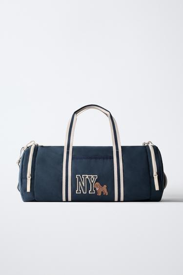 VARSITY BOWLING BAG - Blue by Zara