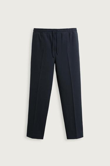 PANTALÓN JOGGER BÁSICO - Marino de Zara
