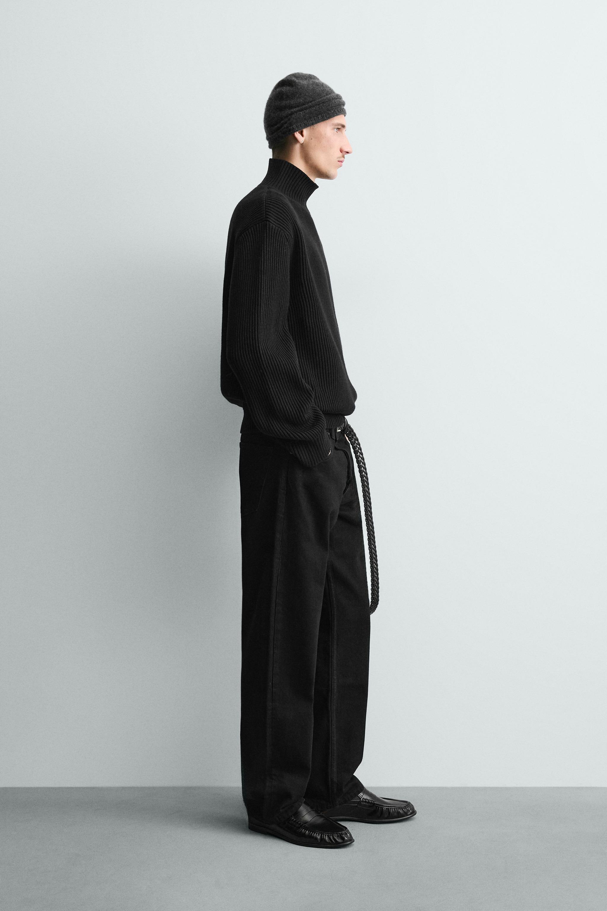 HIGH NECK TEXTURED JUMPER