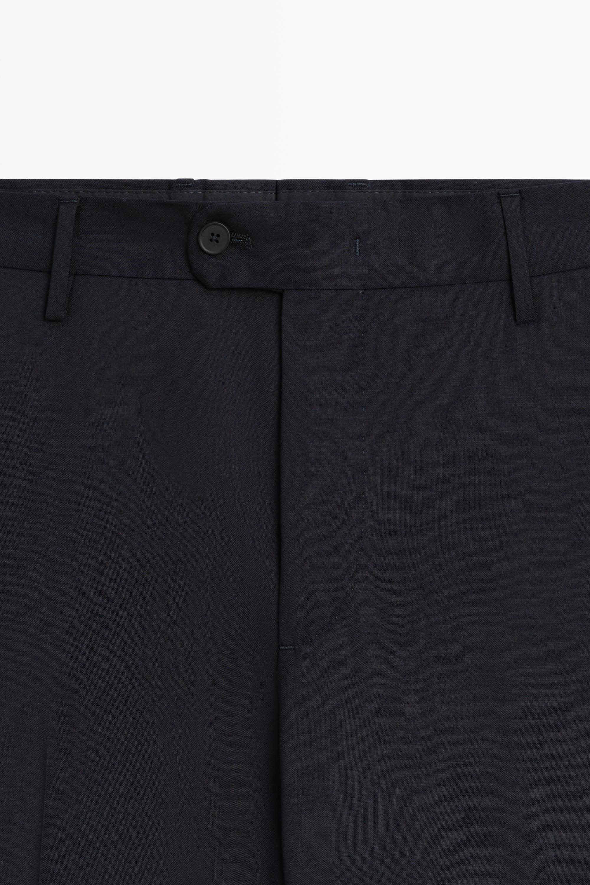 Wool suit pants