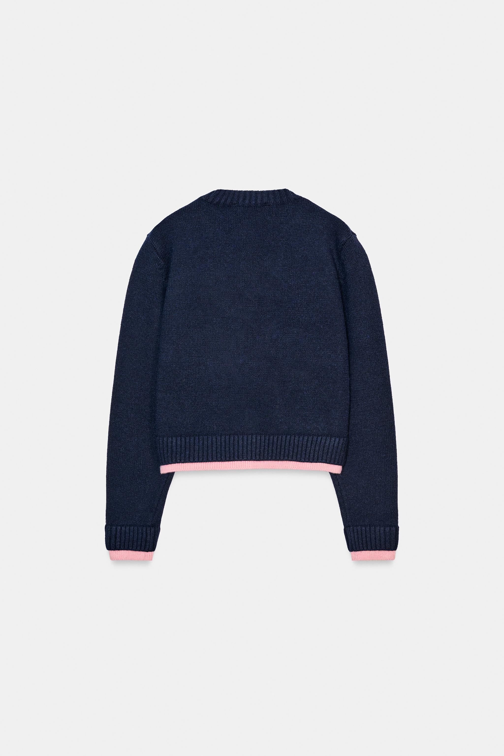 COMBINED KNIT CARDIGAN