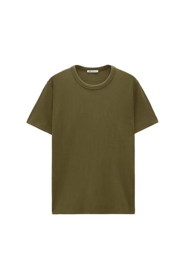 BASIC RIBBED T-SHIRT