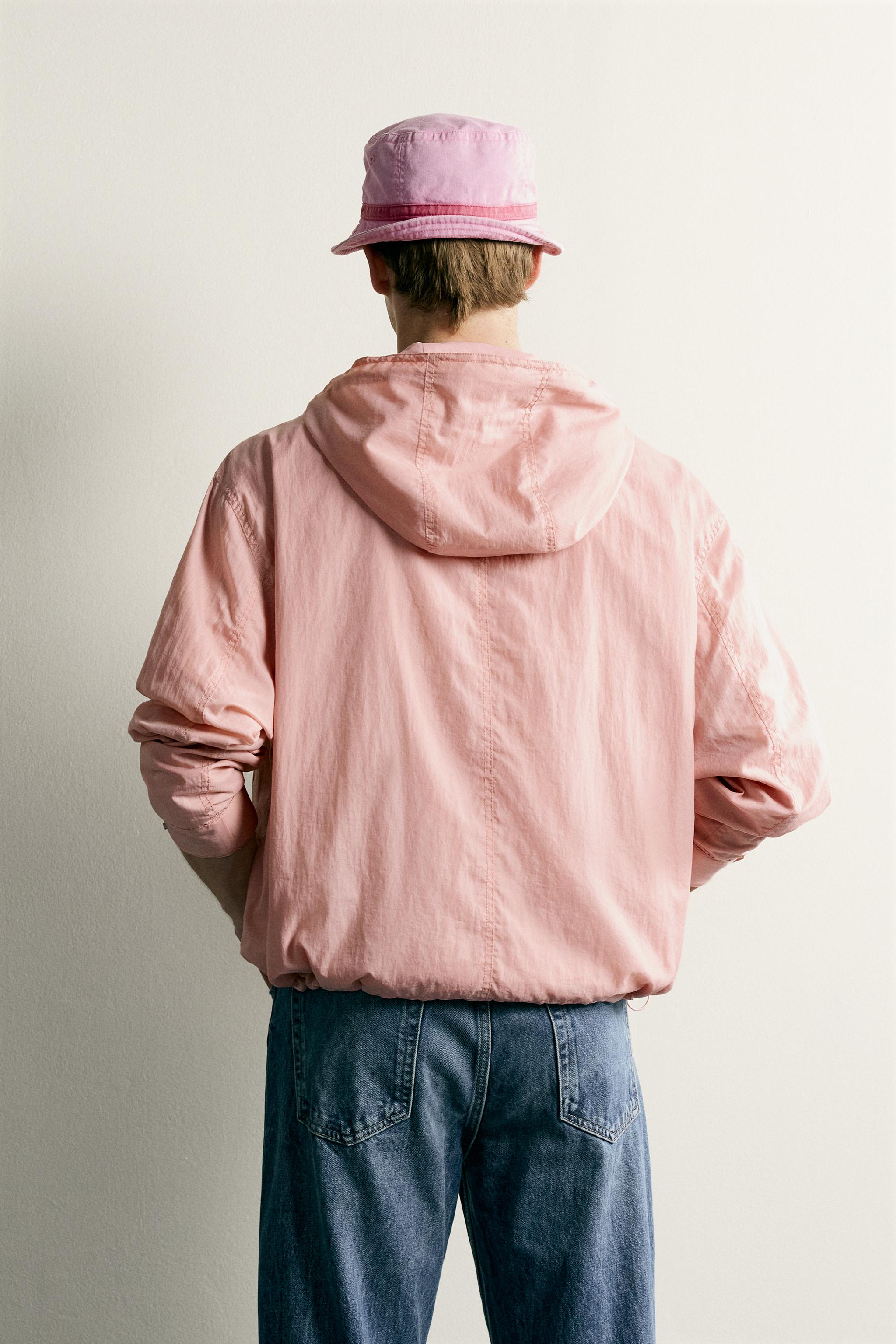 テクニカル クロップドフィット ジャケット - ピンク | ZARA Japan / 日本