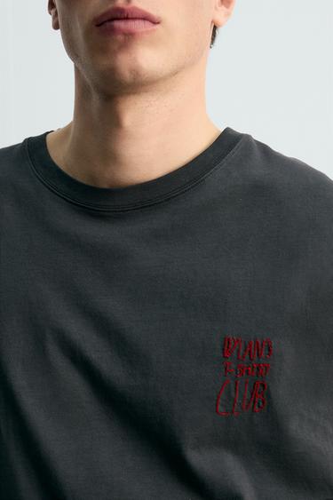 T-SHIRT ILLUSTRATION JURASSIC PARK© UCS LLC AND AMBLIN X DYLAN´S T-SHIRT CLUB X ZARA - Anthracite foncé de Zara - Image 5