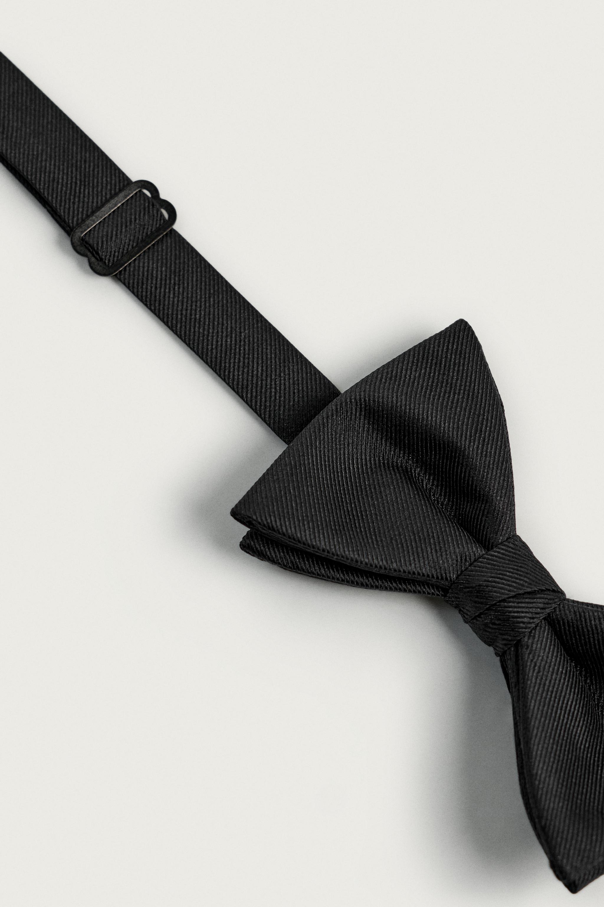 WIDE 100% SILK BOW TIE
